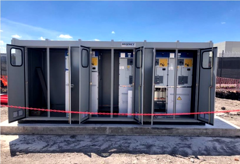 Instalación de subestación eléctrica en planta industrial